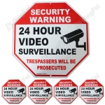 Reflective Aluminum Sign - Video Surveillance Signs